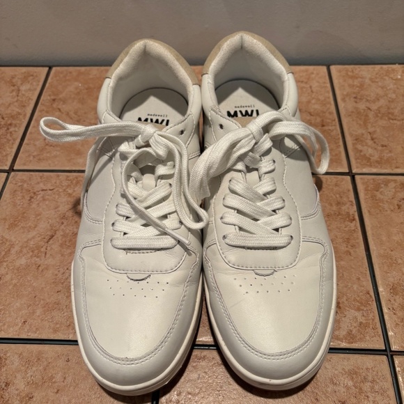 Madewell MWL Court Sneakers in Colorblock Leather and Suede Size 10.5 - Picture 2 of 9